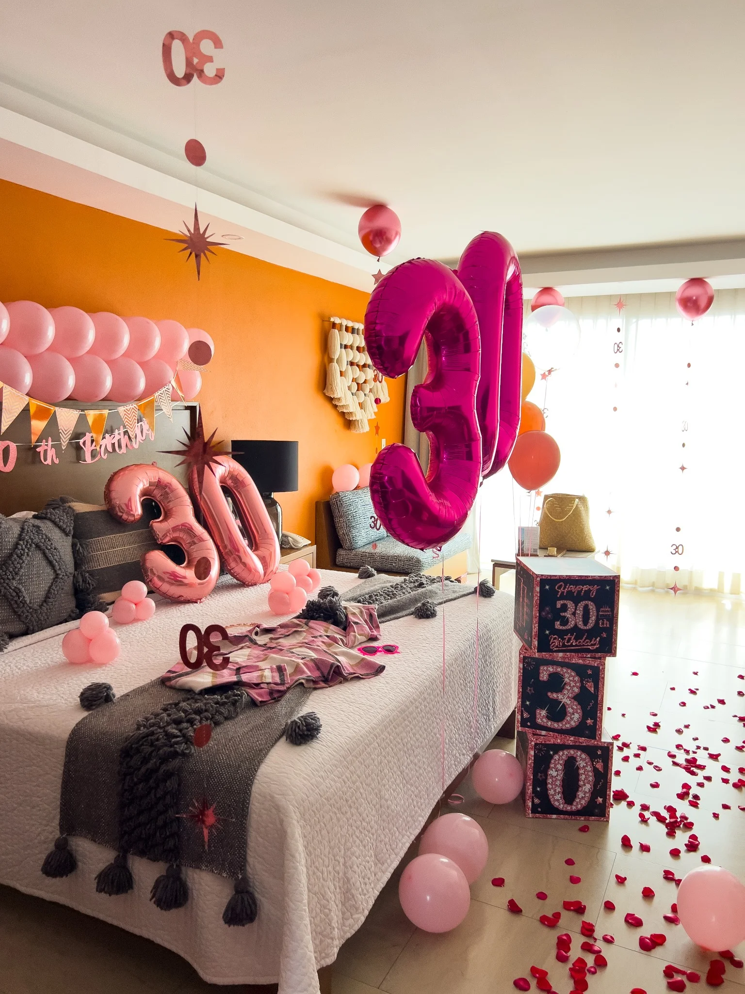 Decoración de cumpleaños con flores - Obsequio Vallarta